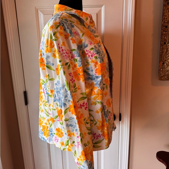 Jones New York Signature Floral Jacket - Picture 2 of 7